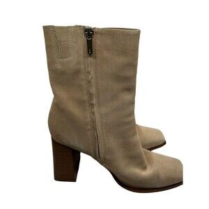 Sam Edelman Womens Ivette Sesame Seed Ankle Boots Size 9.5 (7263455)